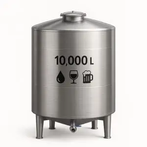 Estanque de Acero Inoxidable 10 000 Litros