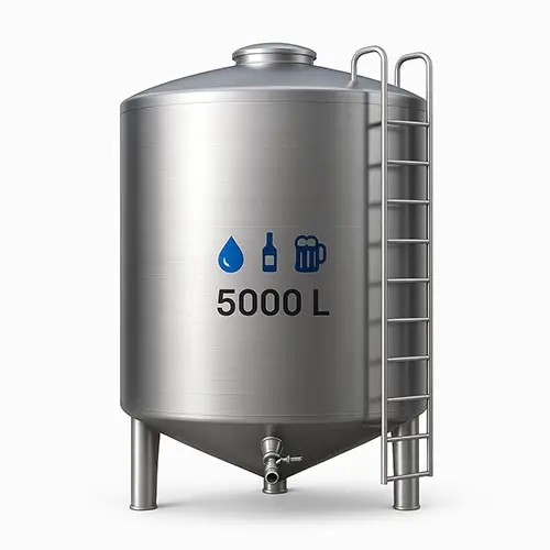 Estanque de Acero Inoxidable 5000 L