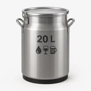 Tanque de Acero Inoxidable 20 Litros