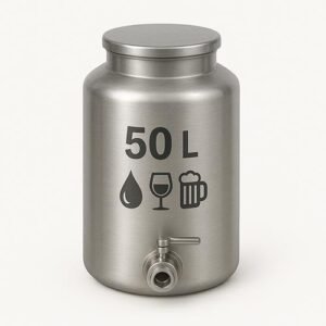Tanque de Acero Inoxidable 50 Litros