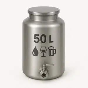 Tanque de Acero Inoxidable 50 Litros