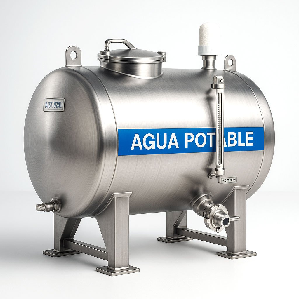 Estanque de Acero Inoxidable para Agua_acostado1
