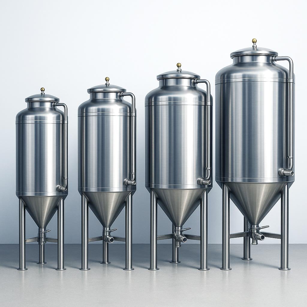 Tanques de Acero Inoxidable para Aceite de Oliva_capacidades