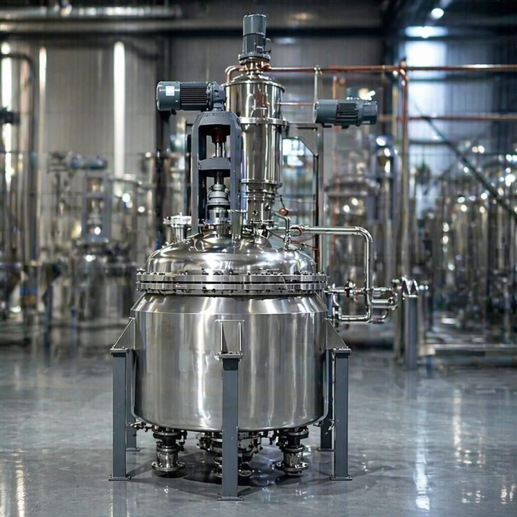 Tanque reactor de acero inoxidable