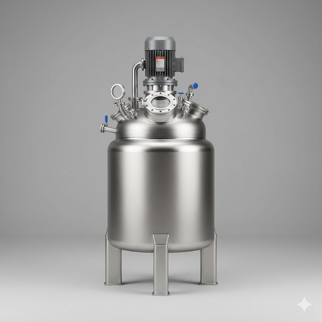Tanque reactor de acero inoxidable_prototipo